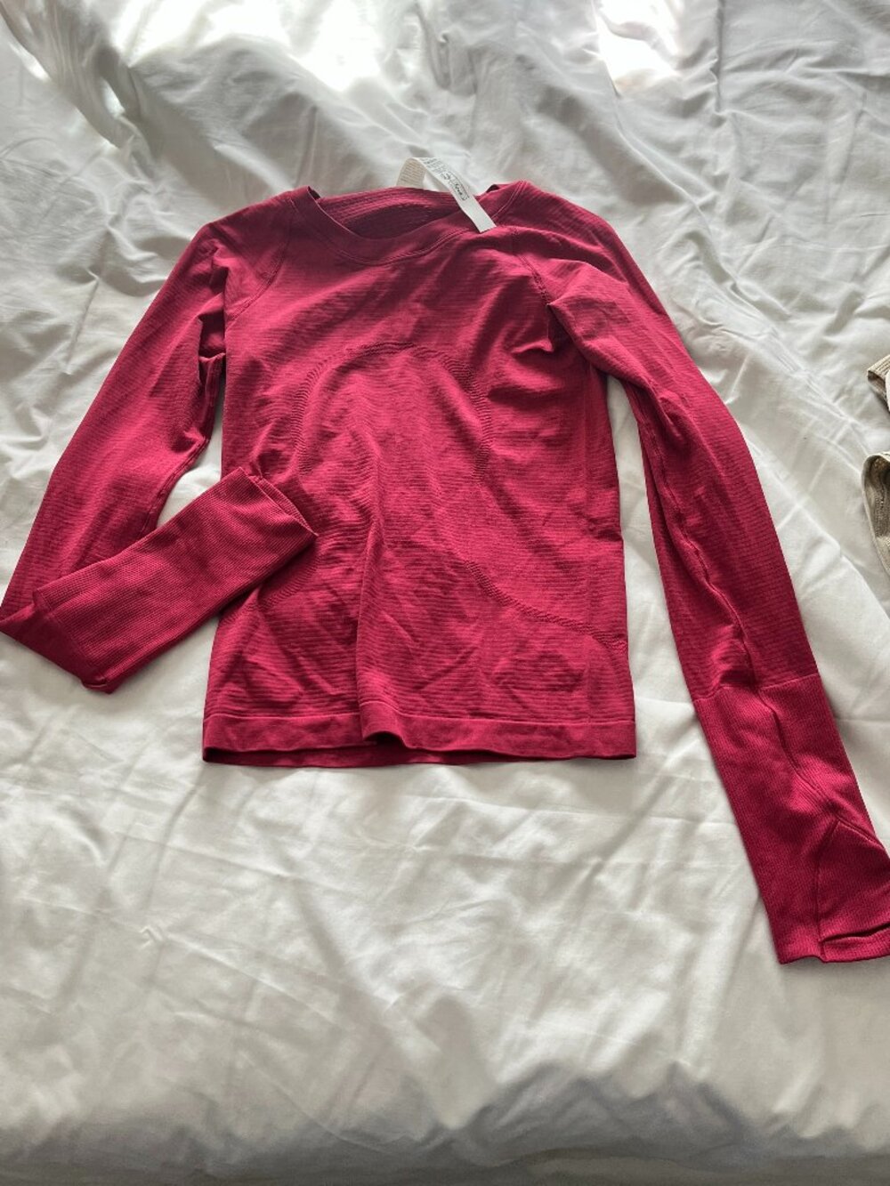Lululemon Swiftly Long Sleeve Ripened Raspberry Size 0